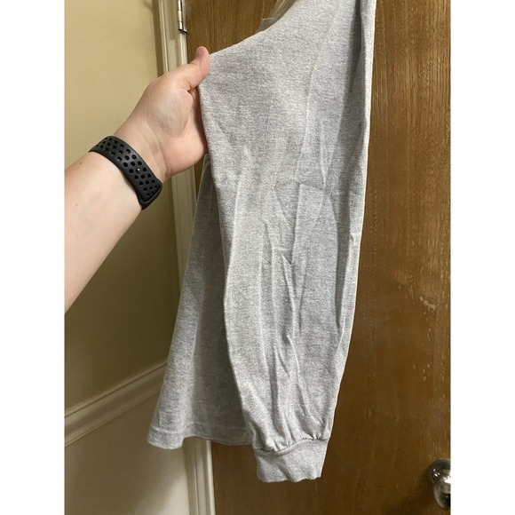 Vintage Santa Fe Long Sleeve T-shirt Gray Aztec Design Travel Size M Pre-shrunk - Picture 9 of 10